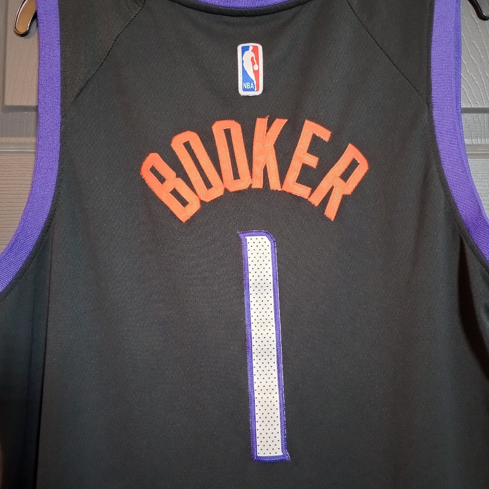 Nike Devin Booker Phoenix Suns The Valley NBA Jersey Colorful Artwork Sz Medium - Picture 5 of 7